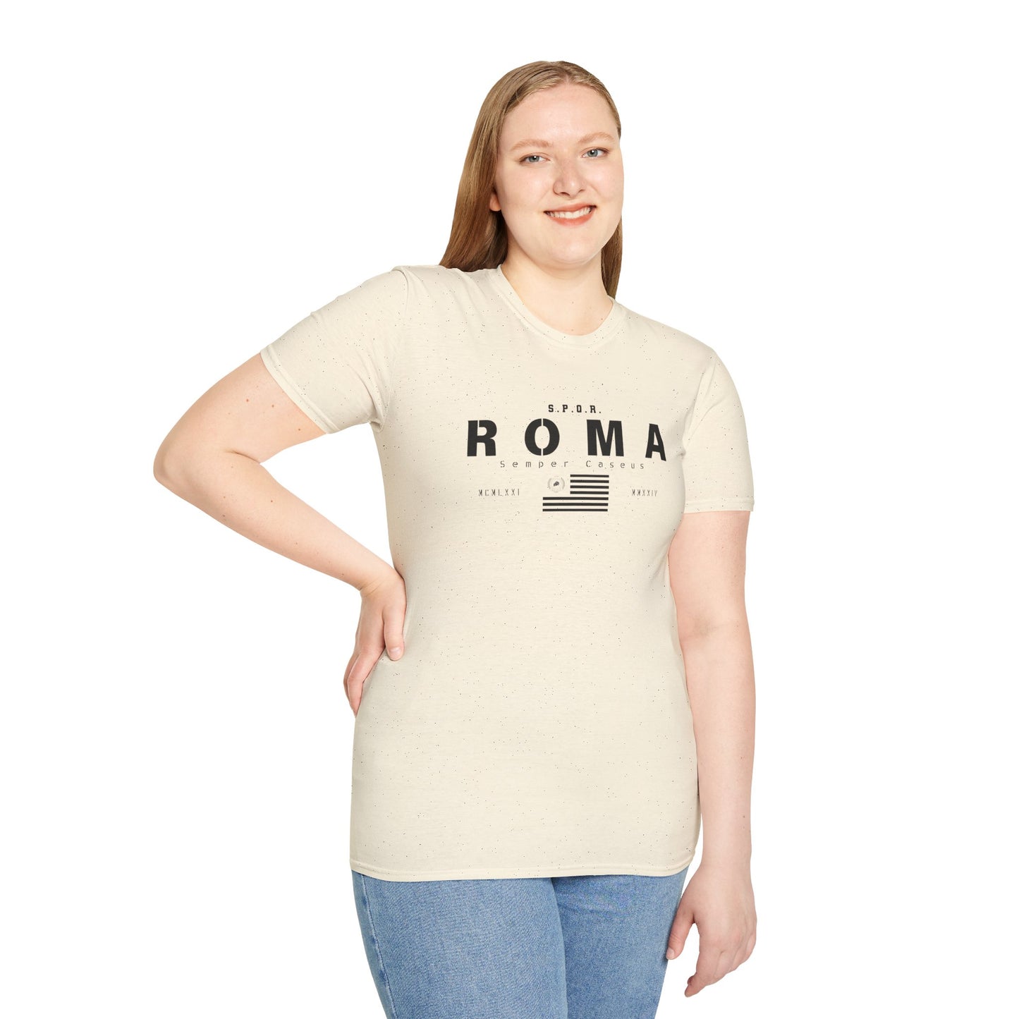 Roma Flag Semper Caseus T-Shirt – Bold, Timeless, and Unapologetically Cheesy