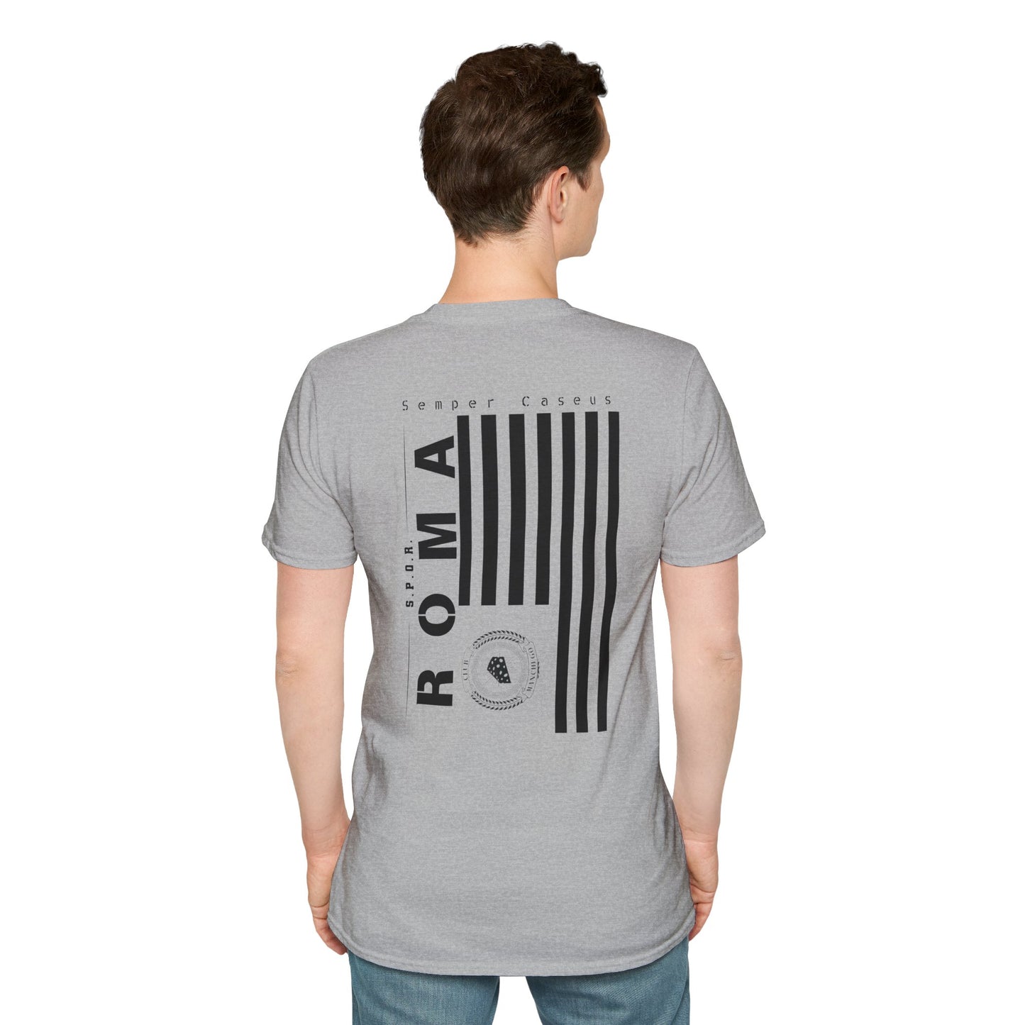 Roma Flag Semper Caseus T-Shirt – Bold, Timeless, and Unapologetically Cheesy