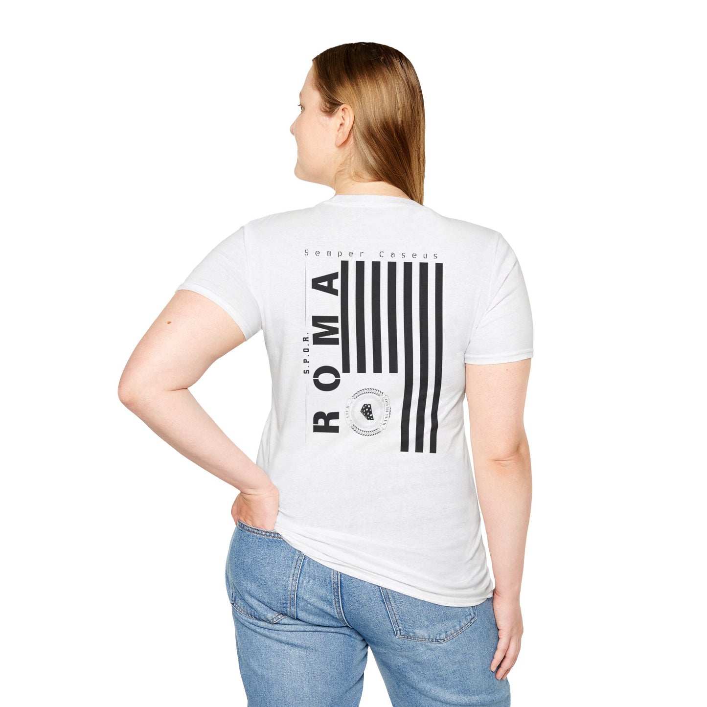 Roma Flag Semper Caseus T-Shirt – Bold, Timeless, and Unapologetically Cheesy