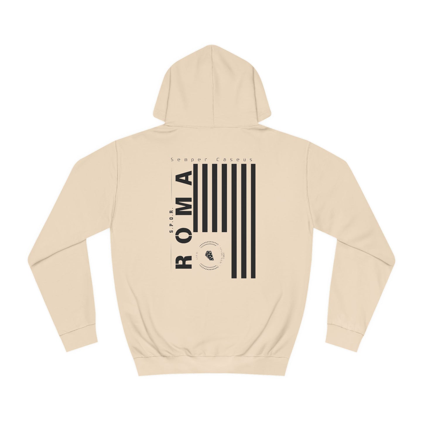 Roma Flag Hoodie – S.P.Q.R. Meets Semper Caseus
