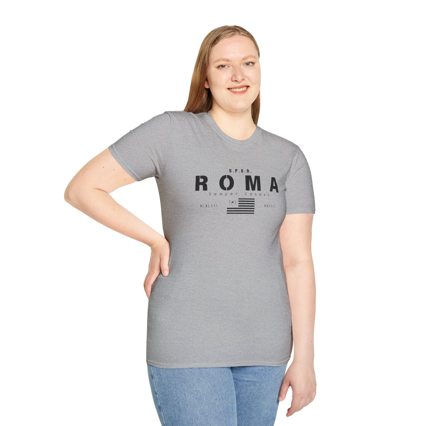 Roma Flag Semper Caseus T-Shirt – Bold, Timeless, and Unapologetically Cheesy