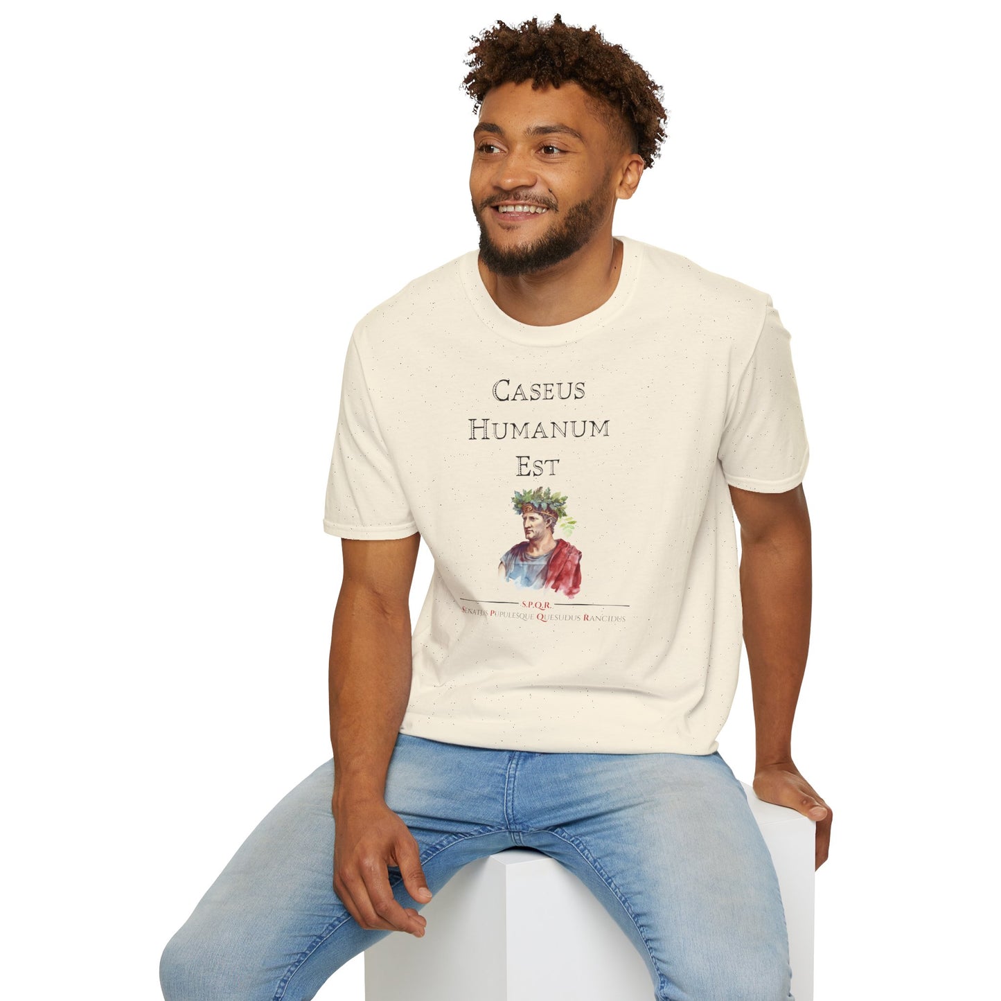 Caseus Humanum Est T-Shirt – To Cheese is Human, To Wear It is Divine