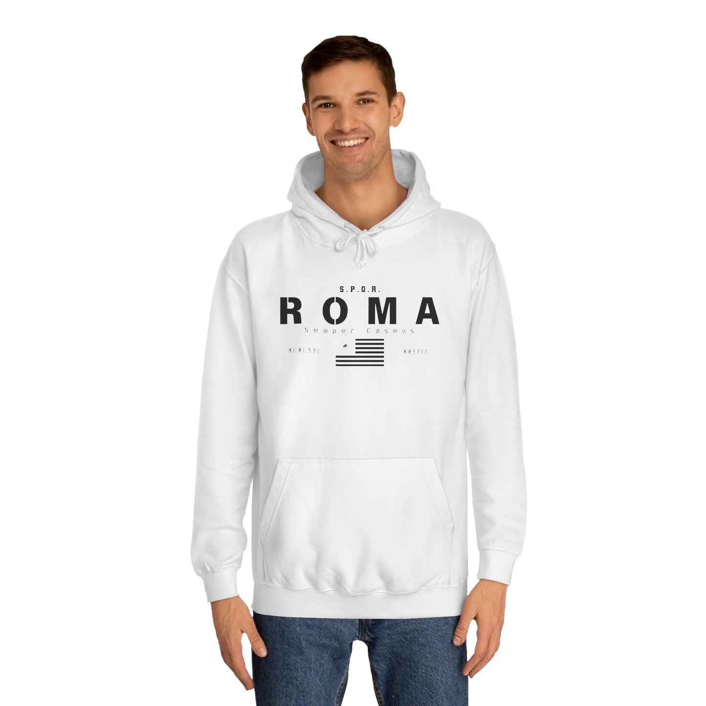 Sudadera con Bandera Roma – S.P.Q.R. Semper Caseus
