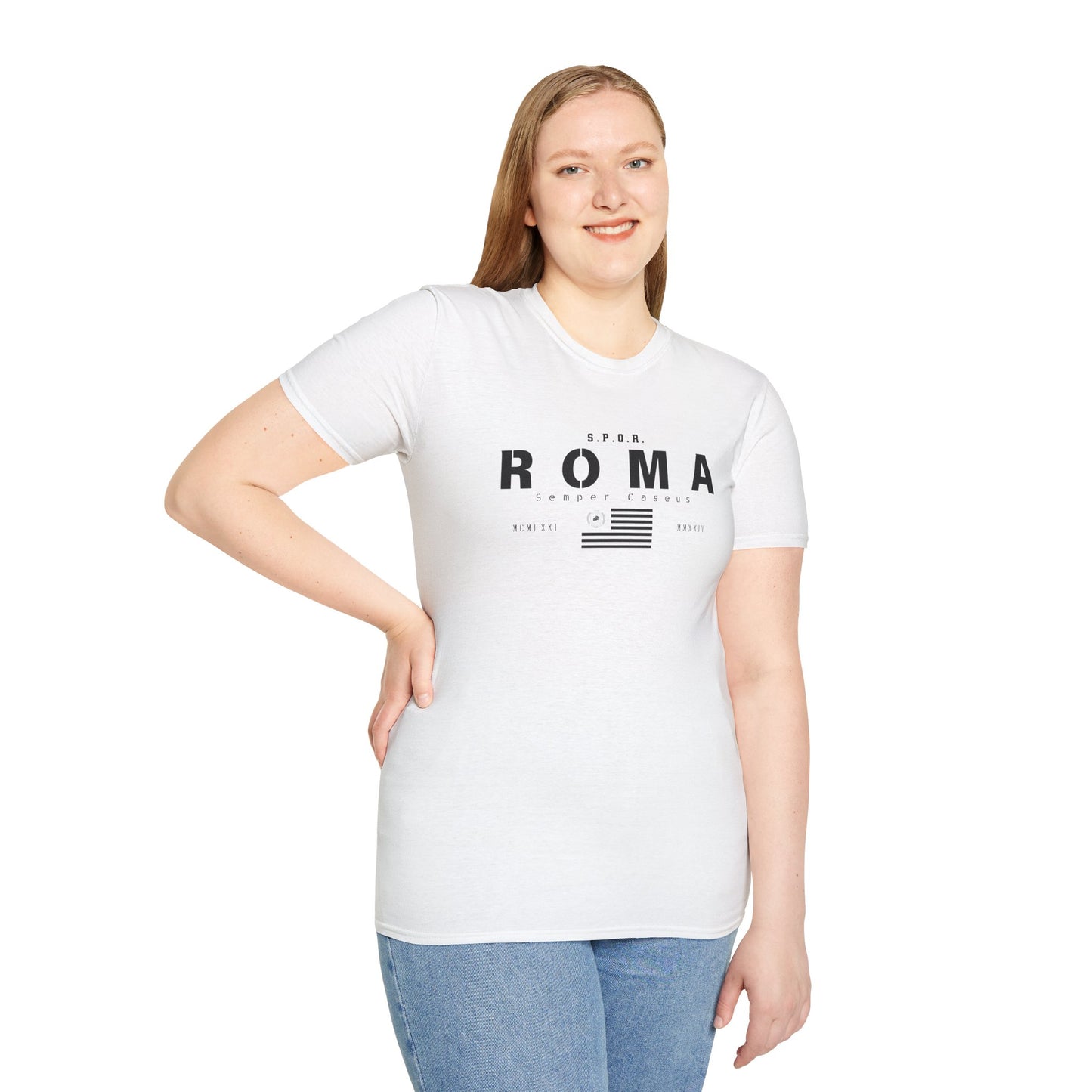 Roma Flag Semper Caseus T-Shirt – Bold, Timeless, and Unapologetically Cheesy