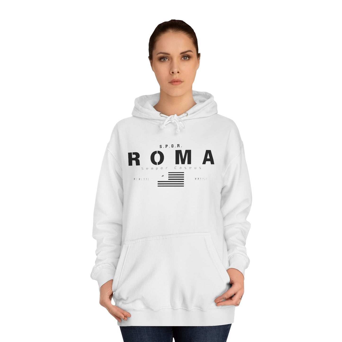 Sudadera con Bandera Roma – S.P.Q.R. Semper Caseus
