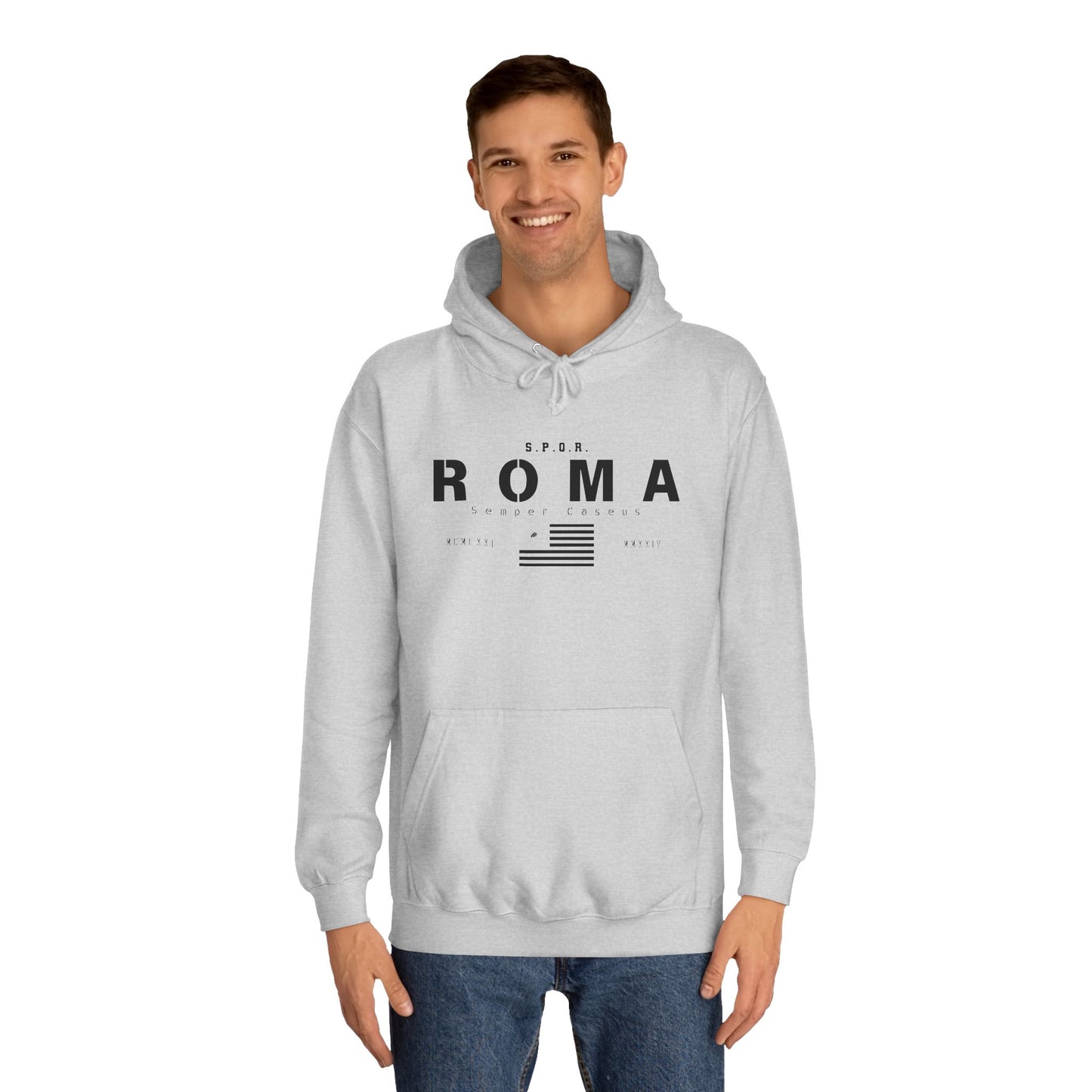 Sudadera con Bandera Roma – S.P.Q.R. Semper Caseus