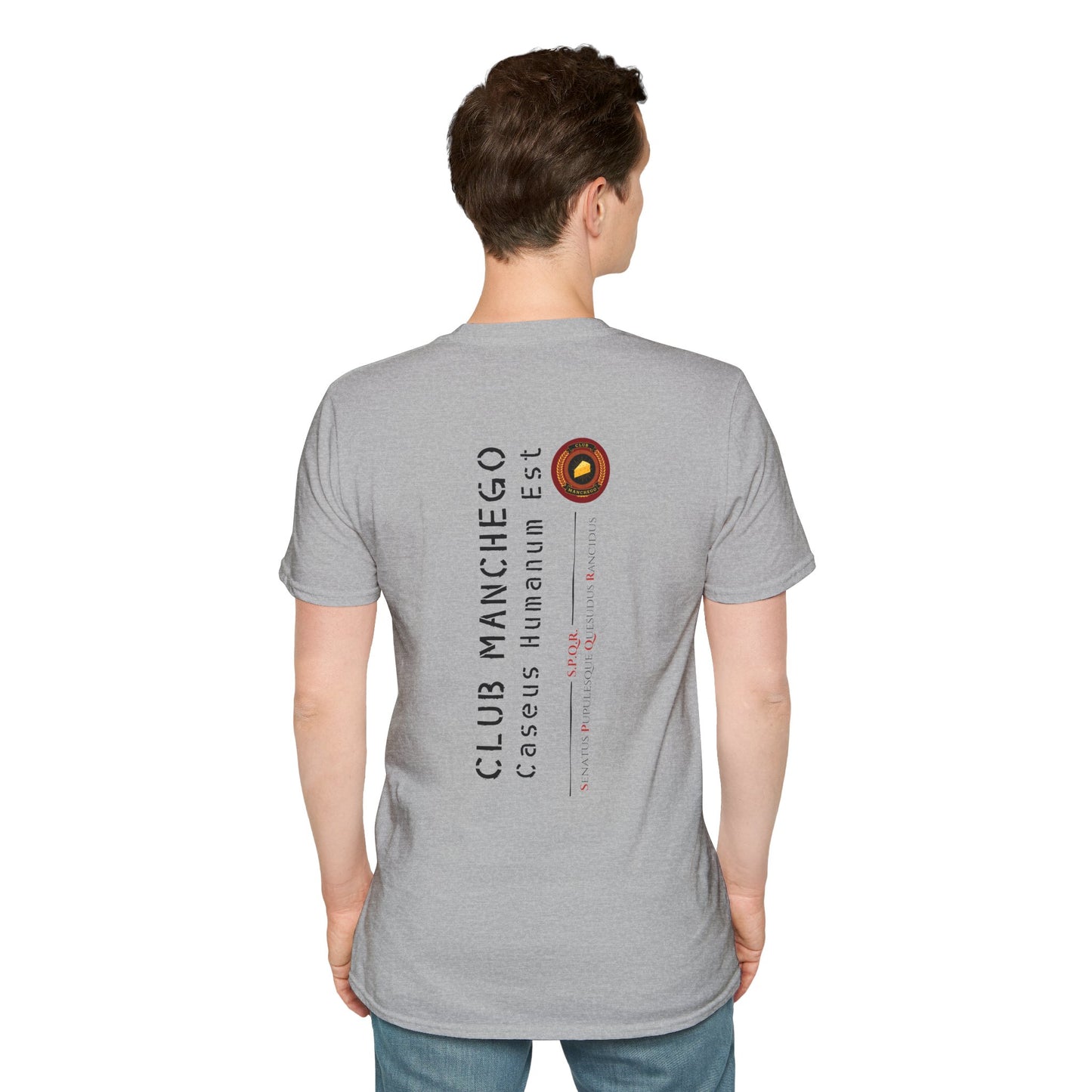 Caseus Humanum Est T-Shirt – Because We Are All Humans