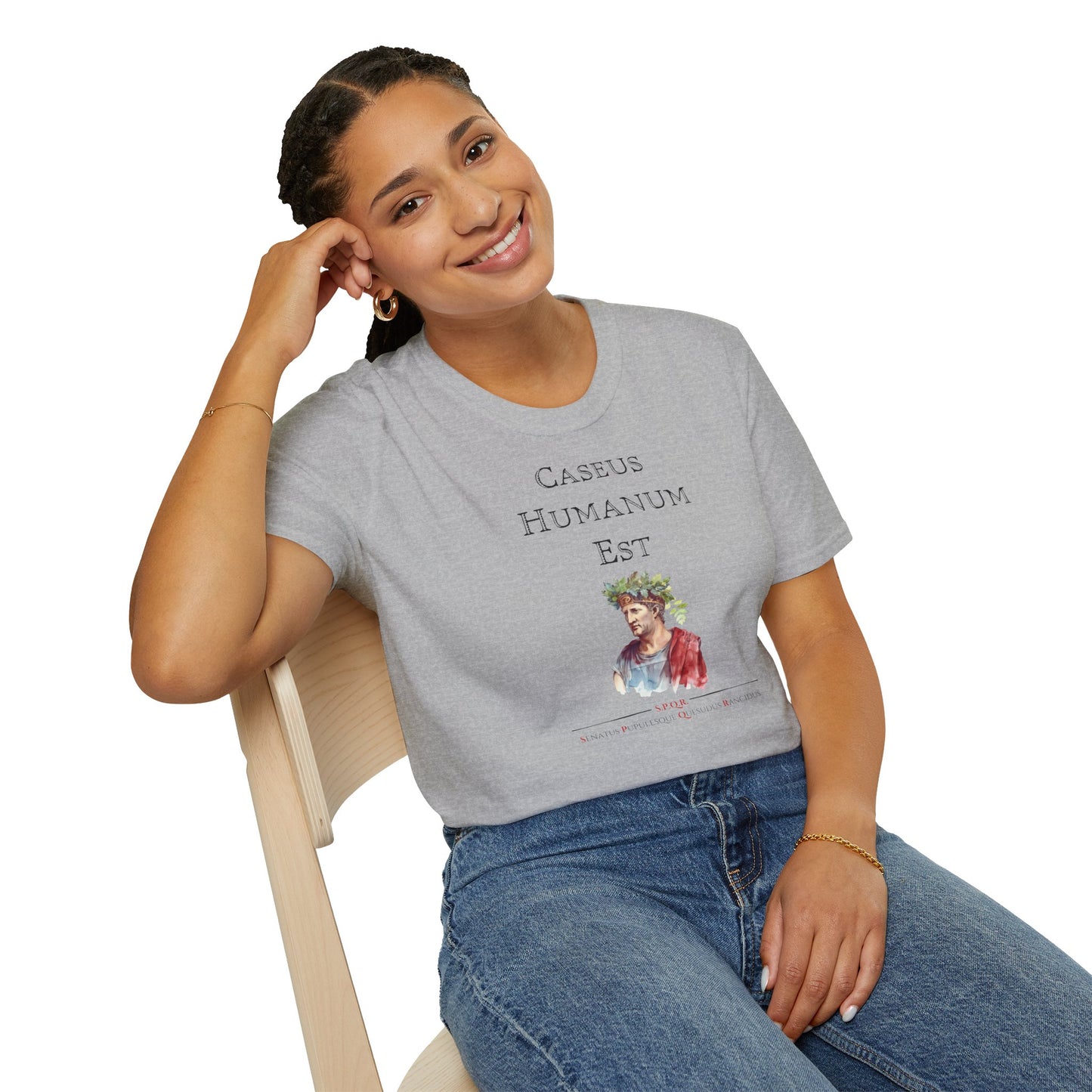 Caseus Humanum Est T-Shirt – To Cheese is Human, To Wear It is Divine